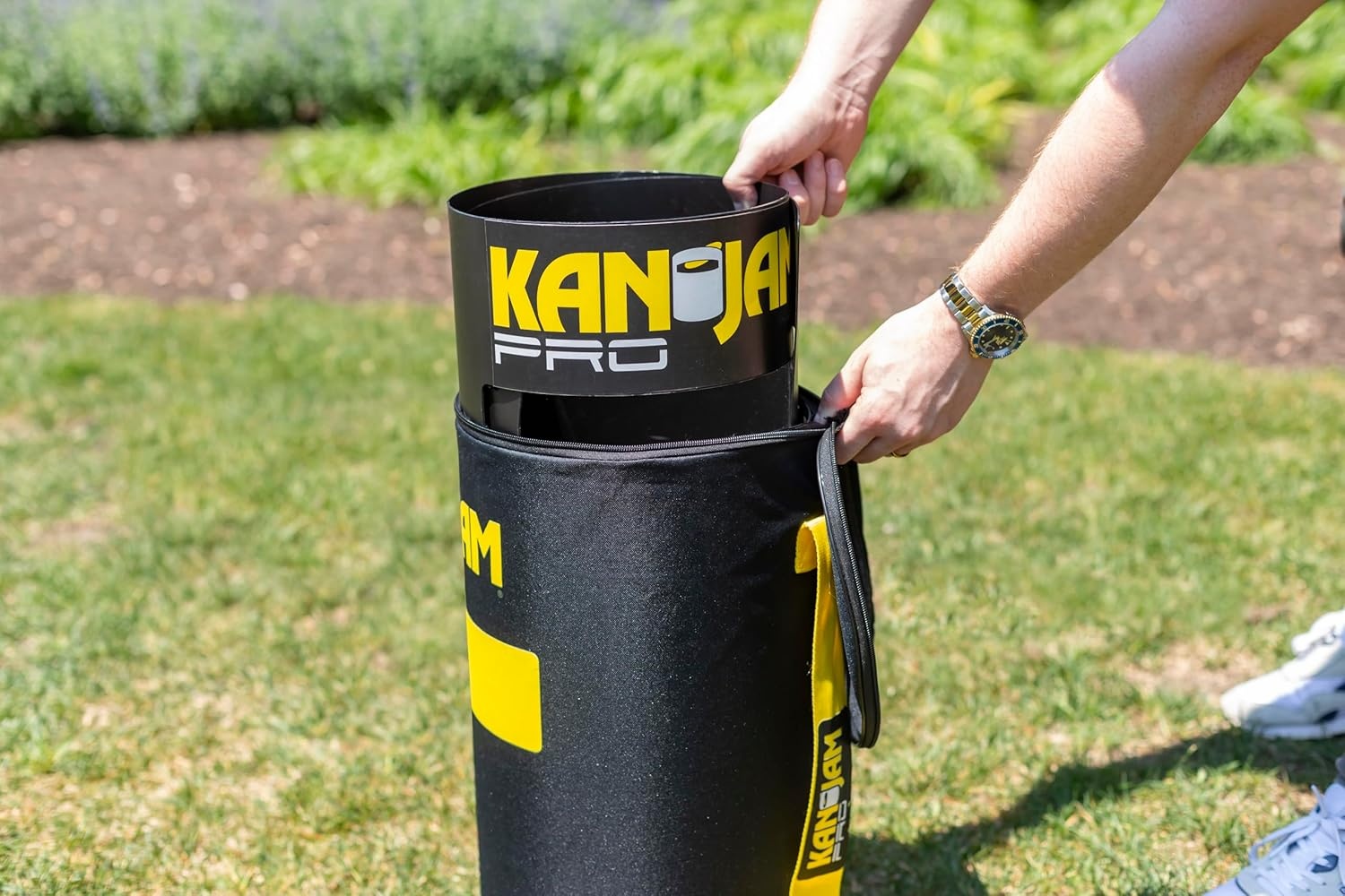 image:imageKan Jam Disc Toss Game American Made Outdoor Game for The Backyard Beach Park Tailgates Original Illuminate Pro Travel Edition and Carry Bag OnlyCarry Bag