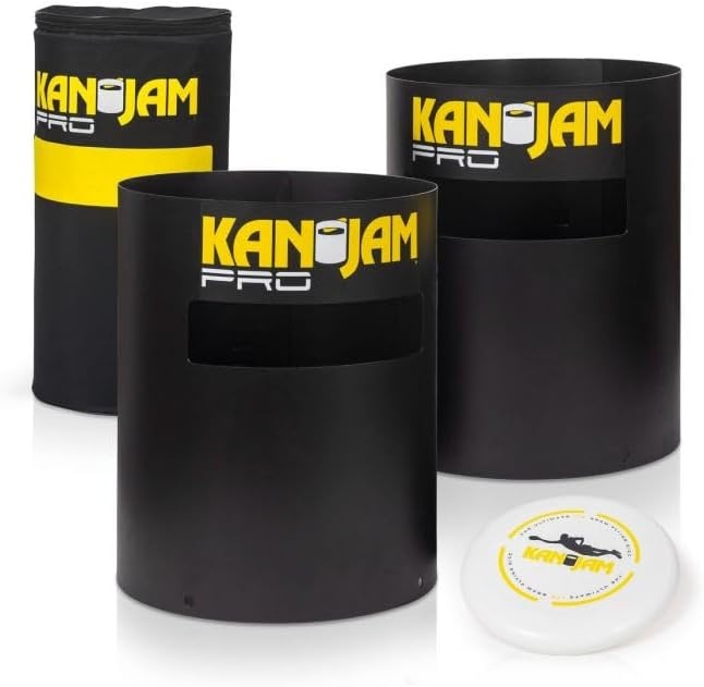 image:imageKan Jam Disc Toss Game American Made Outdoor Game for The Backyard Beach Park Tailgates Original Illuminate Pro Travel Edition and Carry Bag OnlyPRO