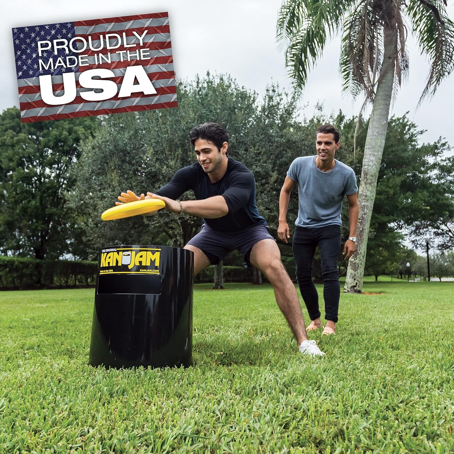 image:imageKan Jam Disc Toss Game American Made Outdoor Game for The Backyard Beach Park Tailgates Original Illuminate Pro Travel Edition and Carry Bag OnlyThe OG