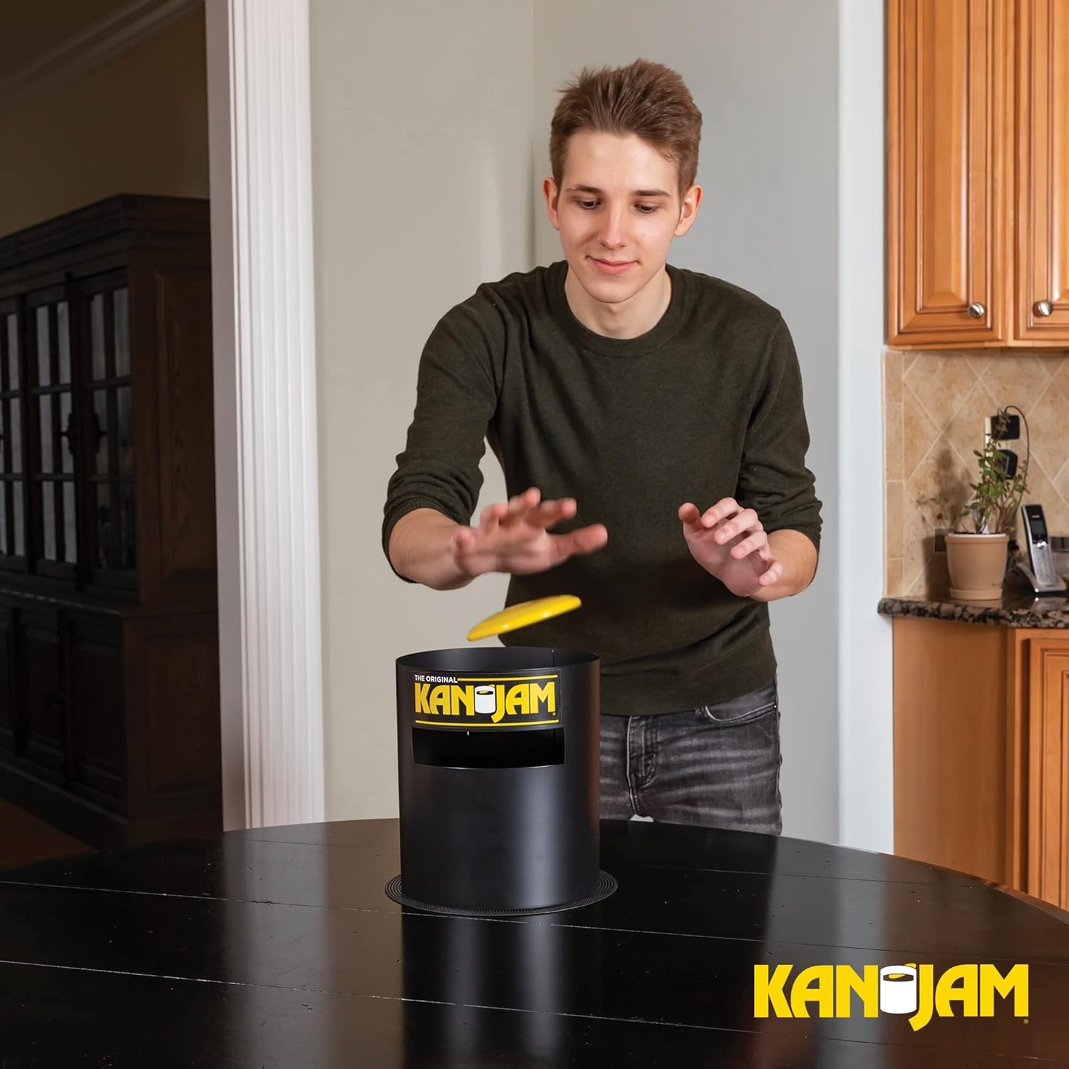 image:imageKan Jam Mini The Original Backyard Outdoor Game now in a Smaller Indoor Size Complete with 2 Targets and 1 Mini Disc