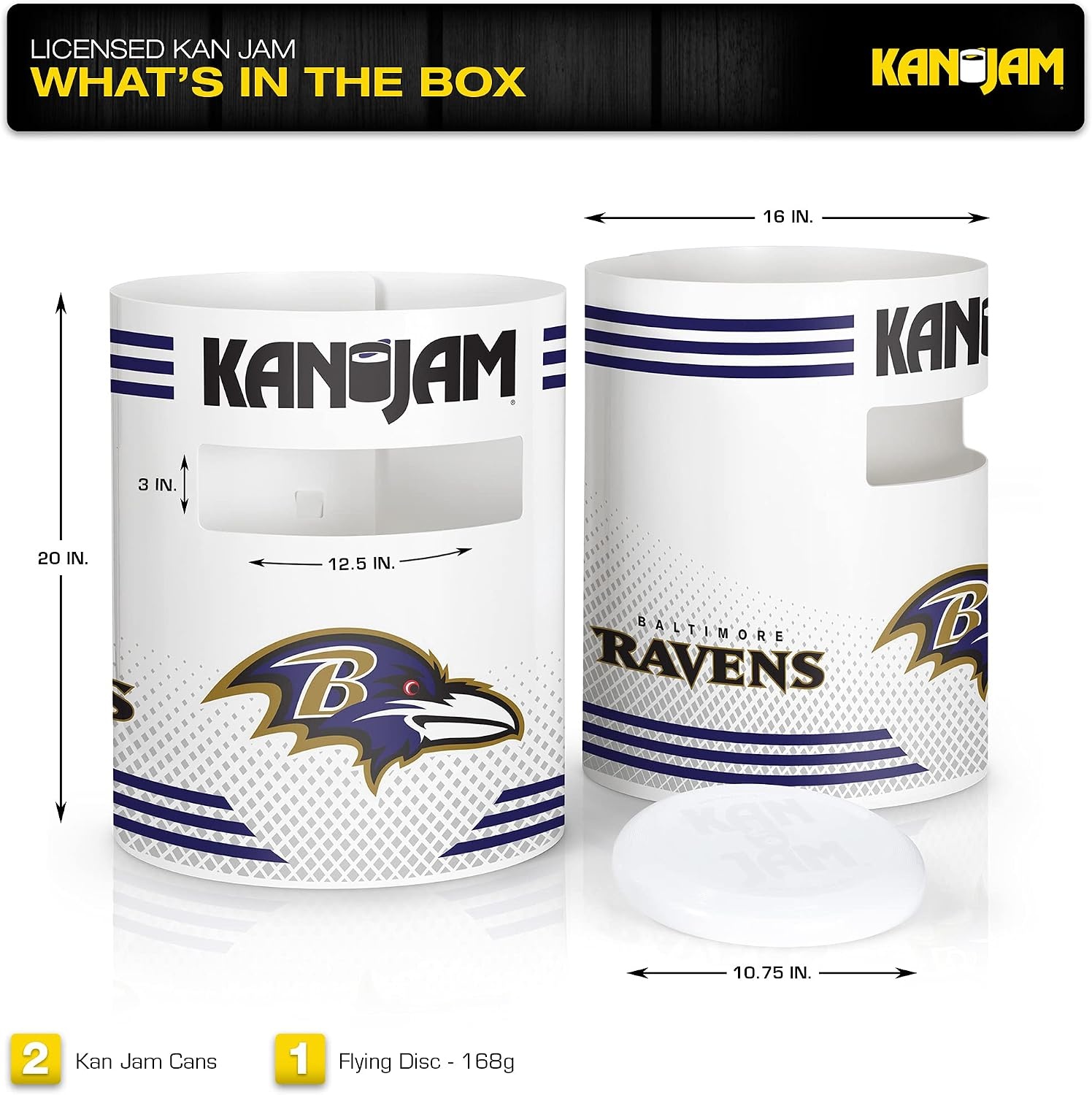 image:imageKan Jam NFL Direct Print Disc Throwing GameBaltimore Ravens