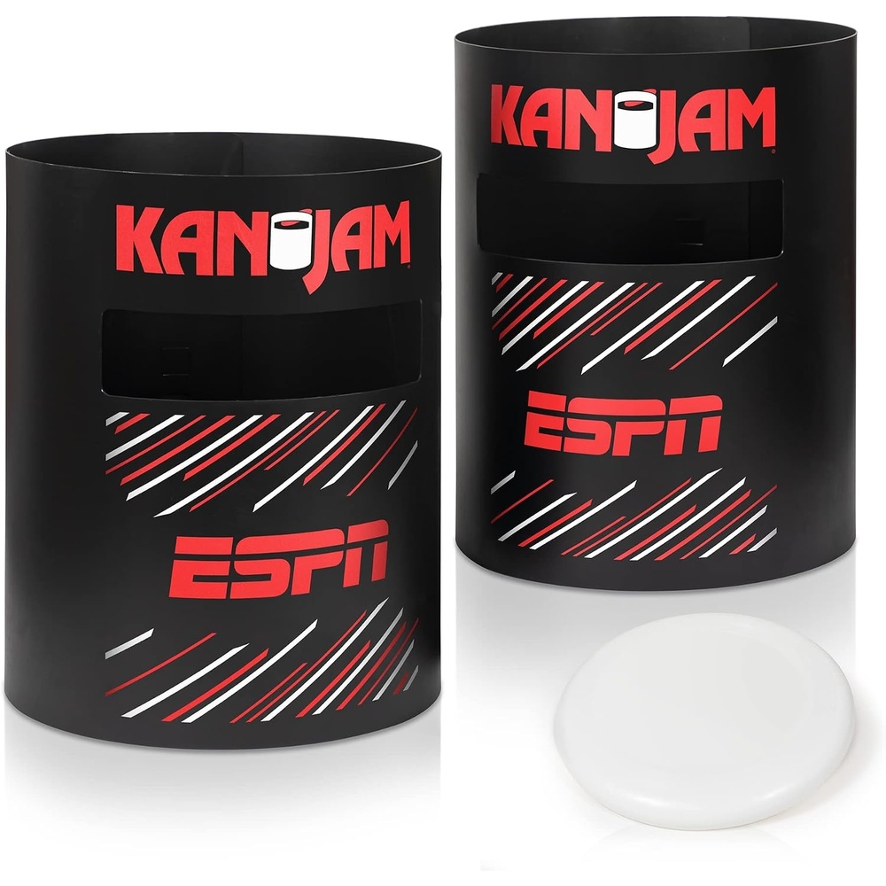 image:imageKan Jam Original Disc Toss Game with 2 Disc Golf Basket Retrievers and 1 Disc Golf Disc  Outdoor Frisbee Golf Frisbee Slam Game in USA EPSN and Dude Perfect Designs