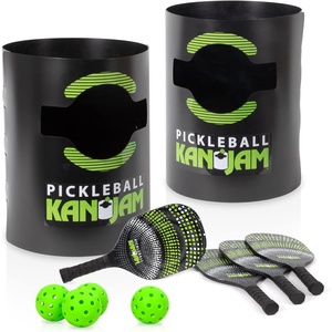 Kan Jam Pickleball – Team Based Pickle Ball Game – Includes 4 Paddles & 4 Outdoor Pickleballs