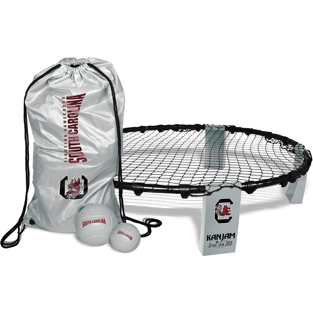 image:imageKan Jam Strike Jam 360 Roundnet Outdoor Games Set Official NCAA LicensedSouth Carolina Gamecocks