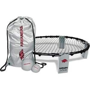 Kan Jam Strike Jam 360 Roundnet Outdoor Games Set; Official NCAA Licensed(Arkansas Razorbacks)