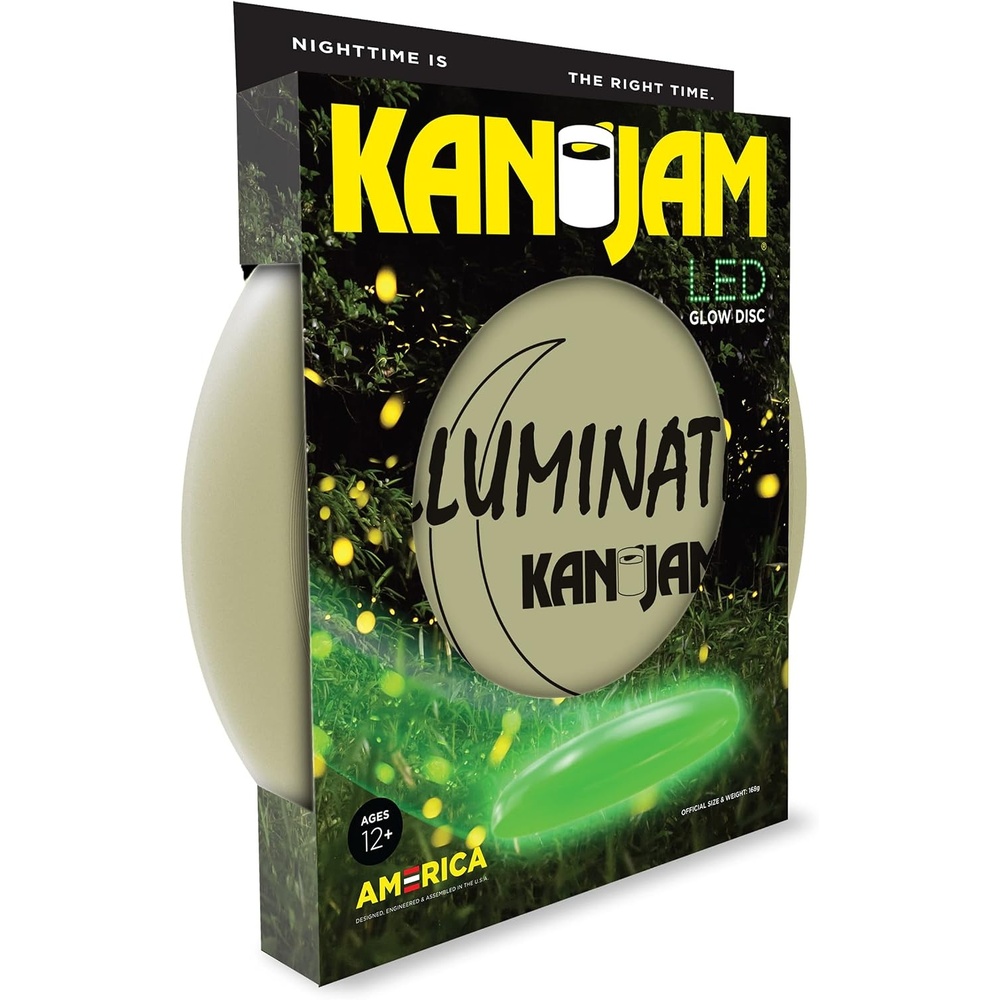 image:imageKan Jam Ultimate Disc Golf Frisbee Official Size Disc Golf Disc with Light Up Frisbee Options for Outdoor Games